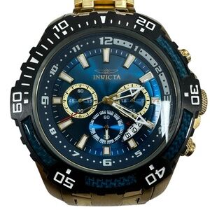 Invicta Pro Diver Gold Chronograph Watch